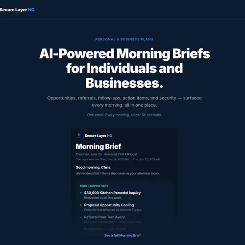 A modern website built by Nested Growth